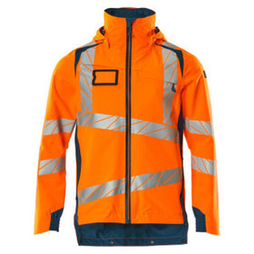 MASCOT® - Hard Shell Jacke ACCELERATE SAFE, hi-vis Orange/Dunkelpetroleum, Größe M