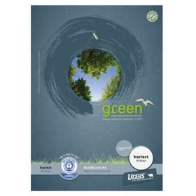 Ursus® - Briefblock Green 608585020 DIN A4 70g kariert weiß 50 Blatt
