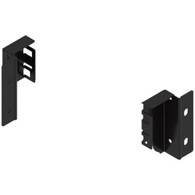 Blum - TANDEMBOX Holzrückwandhalter, Höhe M (96,5mm), links/rechts, terraschwarz