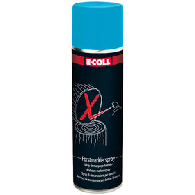 E-COLL - Forstmarkierspray leuchtblau Wasser- und wetterfest 500ml Spraydose