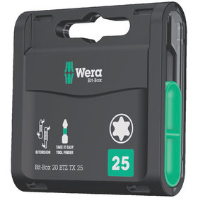 Wera® - Bit-Box 20 BTZ T25x 25mm 20er Box