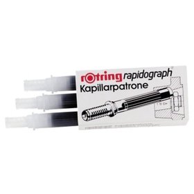 rotring - Kapillarpatrone S0194640 für rapidograph schwarz 3er-Pack