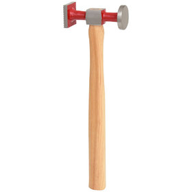 KSTOOLS® - Karosserie-Riffelhammer fein, rund/eckig, 325mm