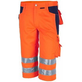 qualitex® - Shorts "PRO WS" warnorange/marine, Größe 60