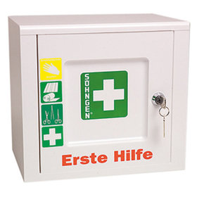 SÖHNGEN® - Erste Hilfe Schrank PICCOLO 5001024 DIN 13157 gefüllt weiß