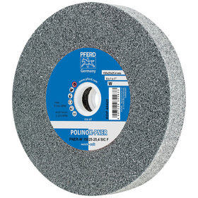 PFERD - POLINOX verpresstes Vlies-Rad PNER Ø 150x25 mm Bohrung-Ø 25,4 mm Weich SIC Fein für Finish