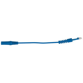 KSTOOLS® - 4,0mm Eingangsbuchse auf 4,0mm Prüfadapterstecker rund (blau)