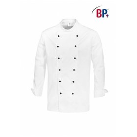 BP® - Kochjacke mit lose beigelegter Brusttasche 1504 684 weiß, Größe XL