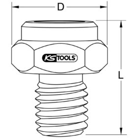 KSTOOLS® - Druckstück, flach