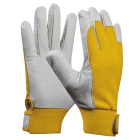 GEBOL - Handschuh Uni Fit Comfort 703431, gelb, Größe 8