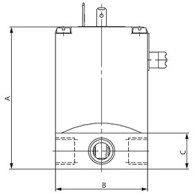 RIEGLER® - <p>2/2 We-MV, NC, MS, G 14, DN 4,0, PN 0-5, FPM, direktg. 12V DC</p>