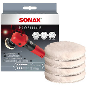 SONAX® - Lammwoll-Pad 80 4 Stück