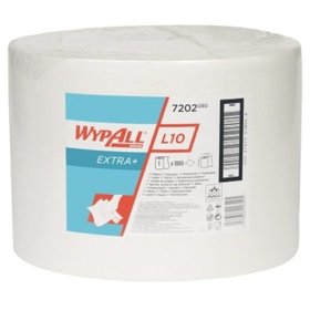 WYPALL® - Wischtuch L10 7202 1lagig 24 x 38cm weiß 1.000 Blatt/Rolle