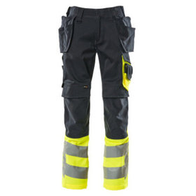 MASCOT® - Hose mit Hängetaschen SAFE SUPREME, Schwarzblau/hi-vis Gelb, Größe 82C51