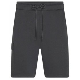 James & Nicholson - Men's Lounge Shorts graphite, Größe M