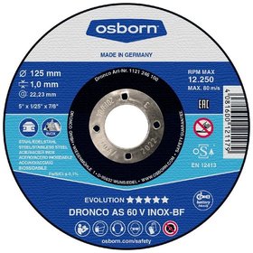 osborn - Trennscheibe (Freihand) LTP-DOSE 25xAS60V 115X1,0 T41