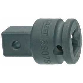 HAZET - Schlag-, Maschinenschrauber-Adapter 8807S-1, 1/2" Vierkant auf 3/8" Vierkant