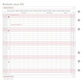 Chronoplan - Kalendereinlage Monatsplan Midi, f. 2022, 96 x 172mm, 50512, zum Ausklappen