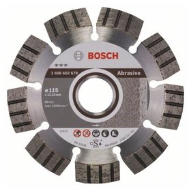 Bosch - Diamanttrennscheibe Best for Abrasive, 115 x 22,23 x 2,2 x 12mm