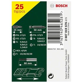 Bosch - Mini-X-Line-Schrauberbit-Set, 25-teilig (2607019676)