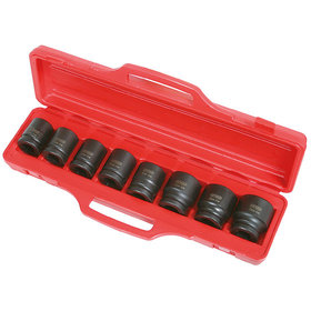 KSTOOLS® - 3/4" Sechskant-Kraft-Stecknuss-Satz, 8-teilig kurz