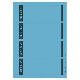 LEITZ® - Ordneretikett 16852035 kurz/breit Papier blau 100 St./Pack.