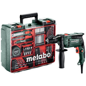 metabo® - Schlagbohrmaschine SBE 650 Mobile Werkstatt (600742870), Mobile Werkstatt, Kunststoffkoffer