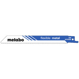 metabo® - 2 Säbelsägeblätter "flexible metal" 150 x 0,9 mm, BiM, 1,8 mm/ 14 TPI (631130000)