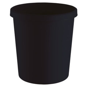 helit - Papierkorb the green german, 331x315mm Ø, 18L, schwarz, H6405895, recycelt