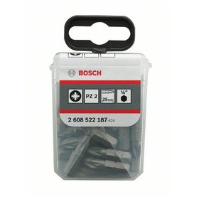 Bosch - Schrauberbit Extra-Hart PZ 2, 25mm, 25-Pack