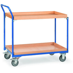 fetra® - Tischwagen 3760, 2 Ebenen, Tragkraft 300kg