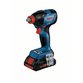 Bosch - Akku-Drehschlagschrauber GDX 18V-210 C 1/4" + 1/2" Solo-Version L-BOXX (06019J0201)