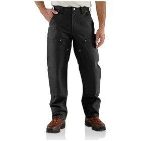 carhartt® - Herren Arbeitshose Loose Fit DUCK D. FRONT LOGGER PANT, schwarz, Größe W46/L32