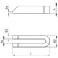 MAIER - 6315B-26x250 Gabelspanneisen, abgeschrägt