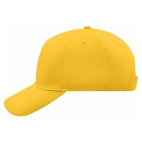 James & Nicholson - 5 Panel Cap ungebürstet MB6117, gelb, Einheitsgröße