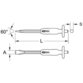 KSTOOLS® - Flachmeißel mit Handschutzgriff, 8-kant, 20mm
