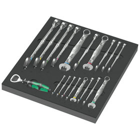 Wera® - 9731 Schaumstoffeinlage 6003 Joker Set 1, 19-teilig