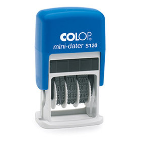 COLOP® - Datumstempel mini-dater S120 1452000200 24mm Kunststoff blau