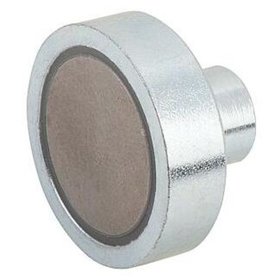 KIPP - MAGNET FLACHGREIFER M03, D=6 ±0,15, H1=11,5, FORM:B, SMCO, RUND, KOMP:STAHL