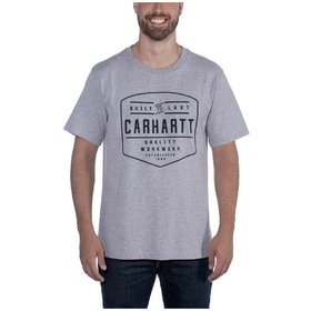 carhartt® - Herren T-Shirt BUILD BY HAND T-SHIRT S/S, heather grey, Größe XXL