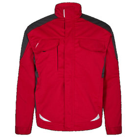 Engel - Galaxy Light Arbeitsjacke 1290-880, Tomato Red/Anthrazitgrau, Größe XL