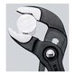 KNIPEX® - Cobra® Hightech-Wasserpumpenzange grau atramentiert, mit rutschhemmendem Kunststoff überzogen 150 mm 8701150