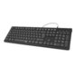 hama® - Tastatur Basic, schwarz, 00182681, kabelgebunden