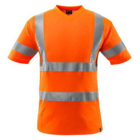 MASCOT® - T-Shirt SAFE CLASSIC, hi-vis Orange, Größe 2XL