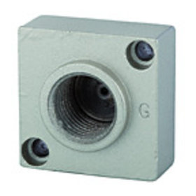 RIEGLER® - Adapterplatte zur Montage von Standardmanometern (rund) Serie »G«
