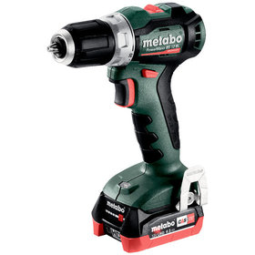 metabo® - Akku-Bohrschrauber PowerMaxx BS 12 BL (601044800) metaBOX 118, 12V 2x4Ah LiHD + ASC 55