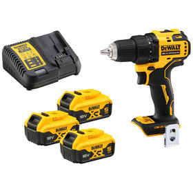 DeWALT - Akku-Bohrschrauber DCD708P3T-QW, 18 Volt / 5 Ah