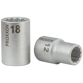 PROXXON - 1/2"- Vielzahn-Steckschlüsseleinsatz 12-kant, 10mm