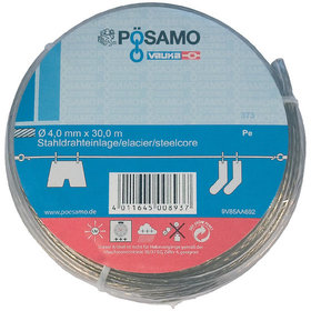 PÖSAMO - Drahtseil-Universalleine PVC-ummantelt ø4mm x 30m