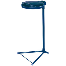 VAR® - Abfallsammler 120 l blau 4 Füße Kunststoffdeckel